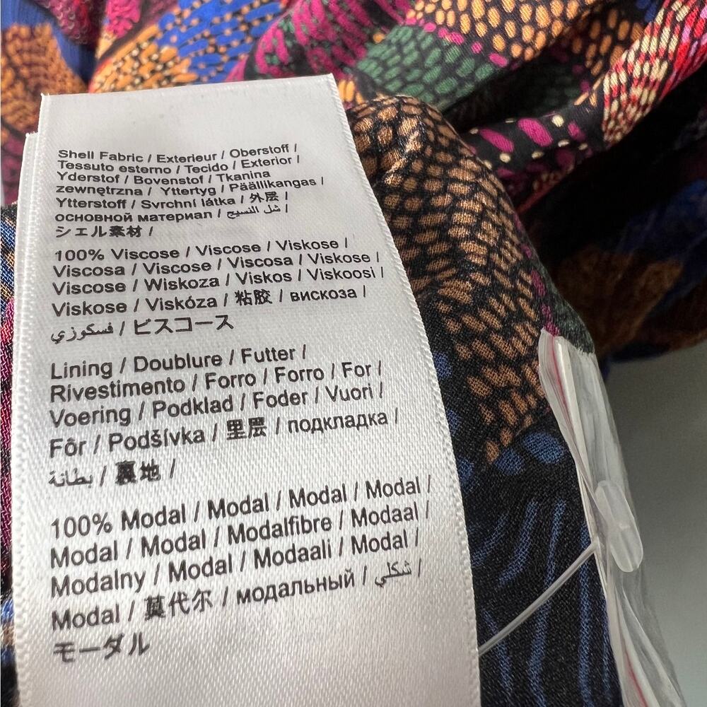 Farm Rio Dotted Macaws Maxi Dress Size Large NWT - Picture 6 of 8